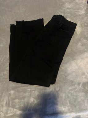 Mica Los Angeles Women's Straight Leg Black Jeans